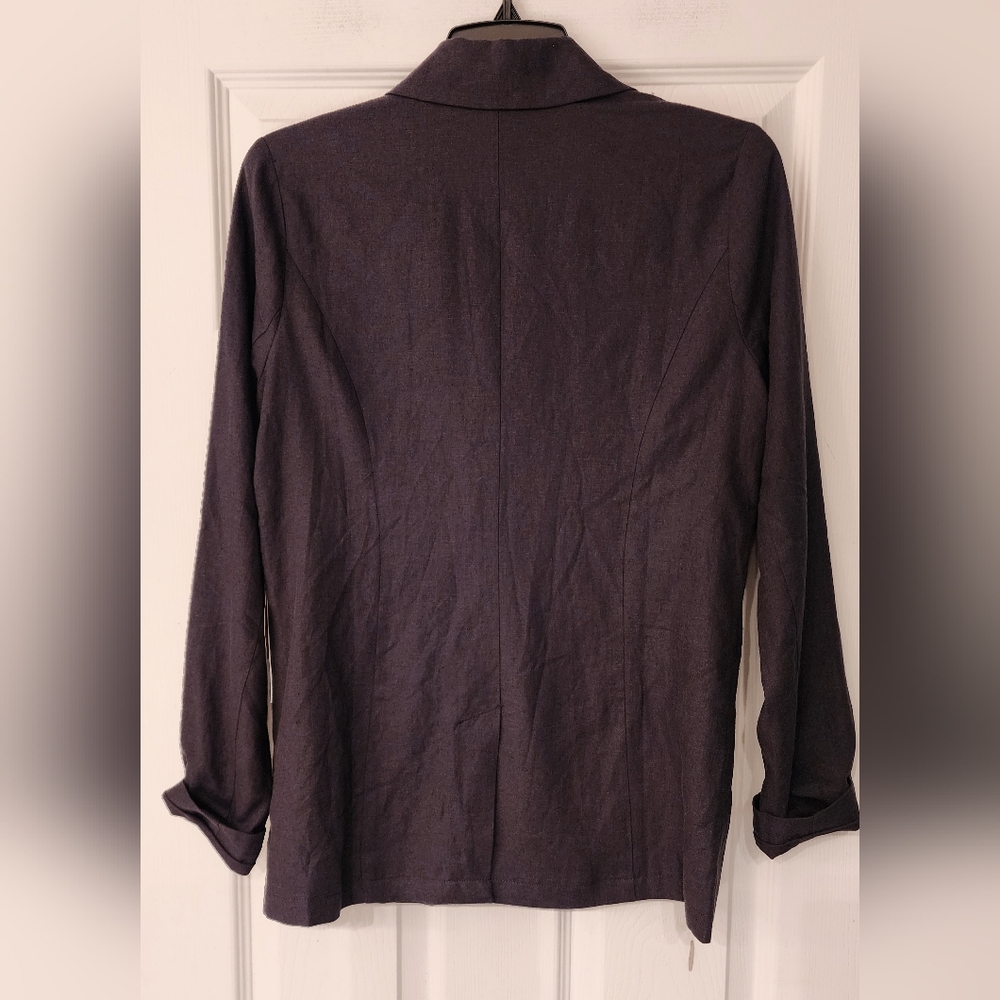 Matty M Bronson Linen Blend Blazer In Black Size MED - Picture 4 of 14